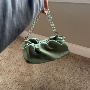 PLT green shoulder bag